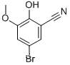Molecular Structure of 198280-95-4 (5-BROMO-2-HYDROXY-3-METHOXYBENZONITRILE)